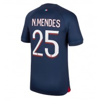 Camisa de time de futebol Paris Saint-Germain Nuno Mendes #25 Replicas 1º Equipamento 2023-24 Manga Curta